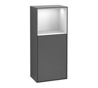 Villeroy & Boch V&B Finion Applique murale armoire latérale 41,8x93,6 cm, L, étagère sup. bl. m, anthrac. m Quantité:1