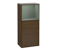 Villeroy & Boch V&B Finion Armoire latérale Éclairage mural 41,8x93,6 cm, droite, Reg ob Oli. m, veinage noyer Quantité:1