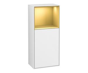 Villeroy & Boch V&B Finion Armoire latérale Éclairage mural 41,8x93,6 cm, r, Rg ob or m, glo blc. Lac Quantité:1