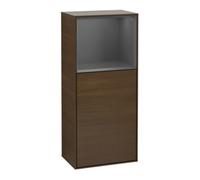Villeroy & Boch V&B Finion Armoire latérale Éclairage mural 41,8x93,6cm, anthracite mat, veinage bois Quantité:1