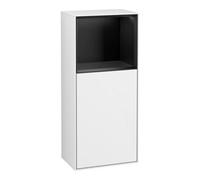 Villeroy & Boch V&B Finion Armoire latérale Éclairage mural 41,8x93,6cm, gauche, Rg ob bleu m, blanc brillant, Lac Quantité:1