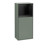 Villeroy & Boch V&B Finion Armoire latérale Éclairage mural 41,8x93,6cm, l, Étagère sup. bla m, Oli. m Lac Quantité:1