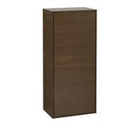 Villeroy & Boch V&B Finion Armoire latérale Éclairage mural 41,8x93,6x27cm, Connexion gauche, placage noyer Quantité:1