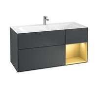 Villeroy & Boch V&B Finion Meuble sous lavabo Éclairage mural 119,6x59,1 cm, Reg re gol m, md bl. m Lac Quantité:1