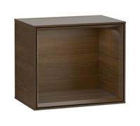 Villeroy & Boch V&B Finion Module d'étagère Éclairage mural 41,8x35,6x27cm, placage noyer Quantité:1