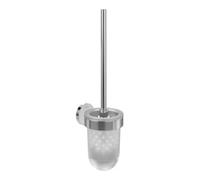 Villeroy & Boch V&B Garniture brosse WC Elements Tender 94x353x118mm, verre satiné, avec brosse, bleu marine Quantité:1