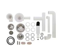 Villeroy & Boch V&B Garniture de vidage Profi avec commande manuelle, 300x300mm, chromé Quantité:1