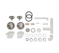 Villeroy & Boch V&B Garniture de vidage Profi avec commande manuelle, 300x300mm, chromé Quantité:1