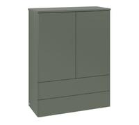 Villeroy & Boch V&B Highboard sans structure de façade Antao 81,4x104x35,6cm, laque WBP, lea gre. m laque Quantité:1