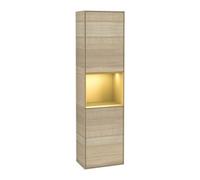 Villeroy & Boch V&B Hochschrank Éclairage mural Finion 41,8x151,6cm, gauche, Reg gol m Lac, Oa ven Quantité:1