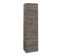 Villeroy und Boch Subway 3. 1930 armoire haute C59300RK 40x171x36.2cm, charnière droite / poignée aluminium brillant, chêne pierre