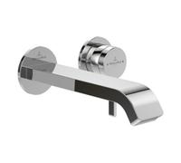 Villeroy & Boch V&B Kit de montage complet Dawn Mitigeur lavabo encastré 2 trous, sans garniture vidage, montage mural, chrome Quantité:1