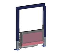 Villeroy & Boch V&B Kit prêt à poser ViConnect 13,3x52,5x51 cm, évacuation murale avec cadre métal Quantité:1