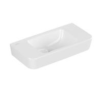 Villeroy & Boch V&B Lavabo à main O.NOVO Compact 50x25 cm, sans trop-plein, sans trou, blanc AntiBac C-plus Quantité:1