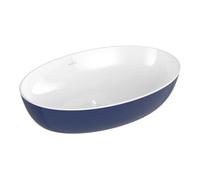 Villeroy & Boch V&B Lavabo à poser Artis 61x41cm, oval, sans trou robinet, sans trop-plein, Deep Ocean Quantité:1