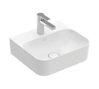 Villeroy & Boch V&B Lavabo Finion 43x39 cm, 1 Trous, trop-plein, US fermé, blanc C+ Quantité:1