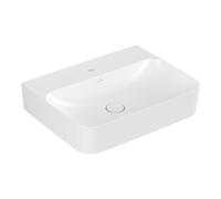 Villeroy & Boch V&B Lavabo Finion 60x47 cm, avec trop-plein, vidage, siphon, blanc C+ Quantité:1