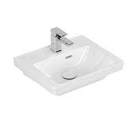 Villeroy & Boch V&B Lavabo Subway 3.0 45x37 cm, carré, avec trop-plein, blanc C-plus Quantité:1