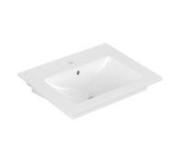 Villeroy & Boch V&B Lavabo VENTICELLO 60x50, avec TLD, avec trop-plein, sous-meuble fermé, blanc C+ Quantité:1