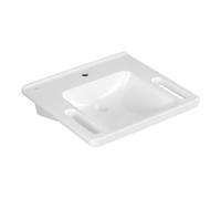 Villeroy & Boch V&B Lavabo Vicare 60x55cm, avec robinet, sans trop-plein, blanc A-bac C+ Quantité:1