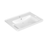 Villeroy & Boch V&B Lavabo Vicare 80x55 cm, avec robinet, avec trop-plein, blanc A-bac C-plus Quantité:1
