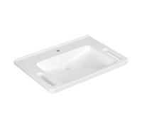 Villeroy & Boch V&B Lavabo Vicare 80x55 cm, avec robinet, sans trop-plein, blanc A-bac C+ Quantité:1