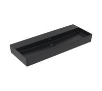 Villeroy & Boch V&B Memento 2.0 Lavabo 120x47 cm, sans trop-plein, noir pur C-plus Quantité:1