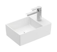 Villeroy & Boch V&B Memento 2.0 Lavabo à main 40x26cm, c/robinet, sans trop-plein, blanc mat C-plus Quantité:1