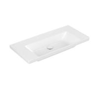 Villeroy & Boch V&B Meuble-lavabo Subway 3.0 100x47cm, angle, sans robinetterie, blanc C-plus Quantité:1