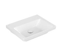 Villeroy & Boch V&B Meuble-lavabo Subway 3.0 60x47cm, chêne, US fermé, sans HL/sans UL, blanc Quantité:1
