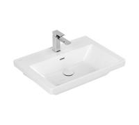 Villeroy & Boch V&B Meuble-lavabo Subway 3.0 65x47 cm, angle, avec 1 tiroir/avec SBL, blanc C-plus Quantité:1