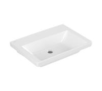 Villeroy & Boch V&B Meuble-lavabo Subway 3.0 65x47cm, angle, sans robinetterie/sans trop-plein, blanc Quantité:1