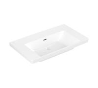 Villeroy & Boch V&B Meuble-lavabo Subway 3.0 80x47 cm, angle, avec trop-plein, blanc C-plus Quantité:1