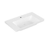 Villeroy & Boch V&B Meuble-lavabo Subway 3.0 80x47cm, angle, avec 1 tiroir/1 porte, blanc brillant C+ Quantité:1