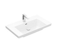 Villeroy & Boch V&B Meuble-lavabo Subway 3.0 80x47cm, angle, avec 1 tiroir/avec trop-plein, blanc C-plus Quantité:1