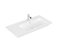 Villeroy & Boch V&B Meuble lavabo VENTICELLO 100x50cm, avec mitigeur haut, avec trop-plein, droite, blanc brillant C-plus Quantité:1