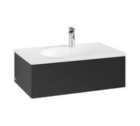 Villeroy & Boch V&B Meuble sous lavabo Antao 78,8x25,6x49,6cm, sans façade, bleu mat Lac Quantité:1