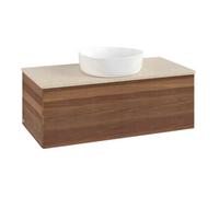 Villeroy & Boch V&B Meuble sous-lavabo avec structure de façade Antao 100x36x50cm, couleur WBP botti., noyer w. Quantité:1