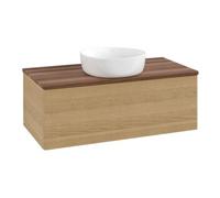 Villeroy & Boch V&B Meuble sous lavabo avec structure de façade Antao 100x36x50cm, couleur WBP chêne miel Quantité:1