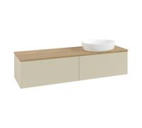 Villeroy & Boch V&B Meuble sous lavabo avec structure de façade Antao 160x50cm, couleur WBP miel Oa, si Gr m Lac Quantité:1