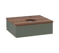 Villeroy & Boch V&B Meuble sous-lavabo avec structure de façade Antao 60x19x50cm, HL, WBP w wa, lea gre. m Lac Quantité:1