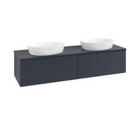 Villeroy & Boch V&B Meuble sous lavabo avec structure de façade - Éclairage Antao 160x50cm, couleur WBP Lac, avec bleu m Lac Quantité:1
