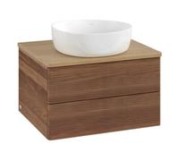 Villeroy & Boch V&B Meuble sous lavabo avec structure de façade - Éclairage Antao 60x36x50cm, couleur WBP hon. Oa, noyer w. Quantité:1