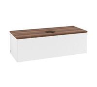 Villeroy & Boch V&B Meuble sous lavabo avec structure frontale Antao 120x36x50cm, couleur WBP w. wal, blanc m Lac Quantité:1