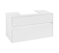 Villeroy & Boch V&B Meuble sous-lavabo Collaro 100x54,8x50 cm, vasque centrale, blanc mat Quantité:1