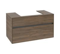 Villeroy & Boch V&B Meuble sous lavabo Collaro 100x54,8x50 cm, vasque centrale, chêne Arizona Quantité:1