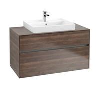 Villeroy & Boch V&B Meuble sous lavabo Collaro 100x54,8x50 cm, WT mi, LED 7,3 W, Ar Oa Quantité:1