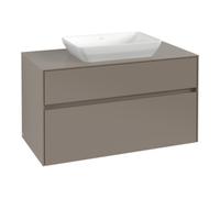 Villeroy & Boch V&B Meuble sous-lavabo Collaro 100x54,8x50cm, WT mi, LED 7,3 W, graph. Quantité:1