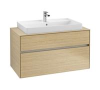 Villeroy & Boch V&B Meuble sous lavabo Collaro 100x54,8x50cm, WT mi, LED 7,3 W, Nord Oa Quantité:1