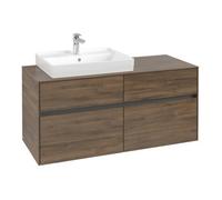 Villeroy & Boch V&B Meuble sous lavabo Collaro 120x54,8x50 cm, LV gauche, chêne arizona Quantité:1